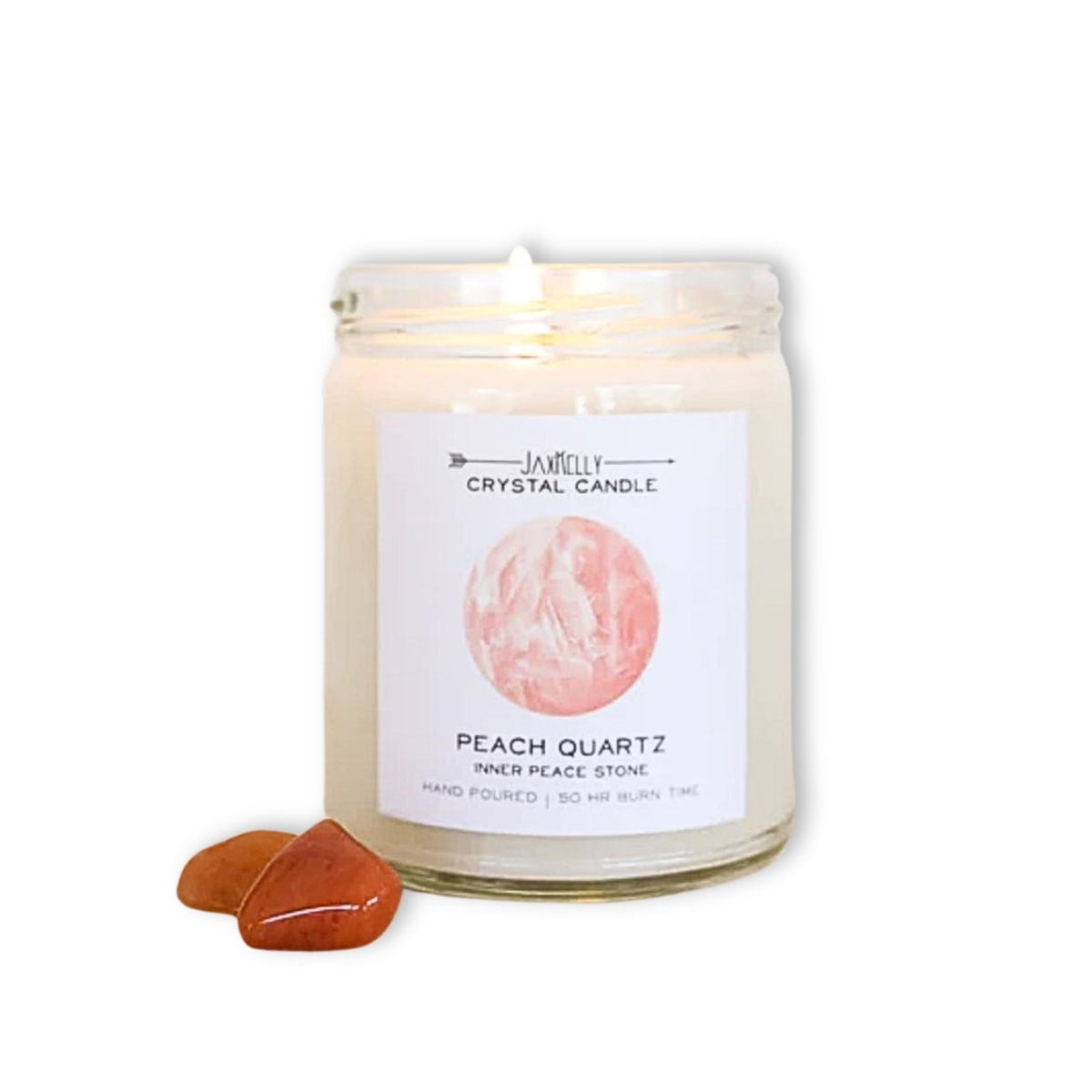 peach quartz candle