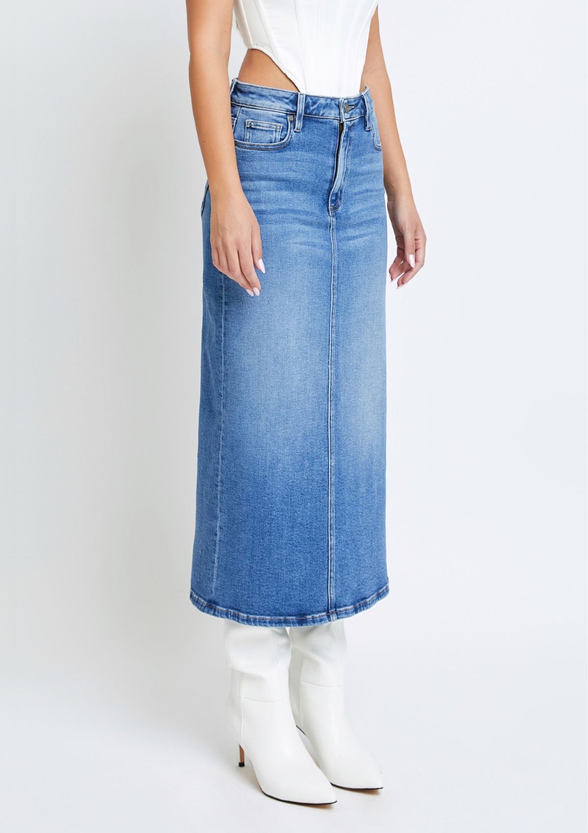clothing-Fashion-Denim skirt-Ruby Jane.