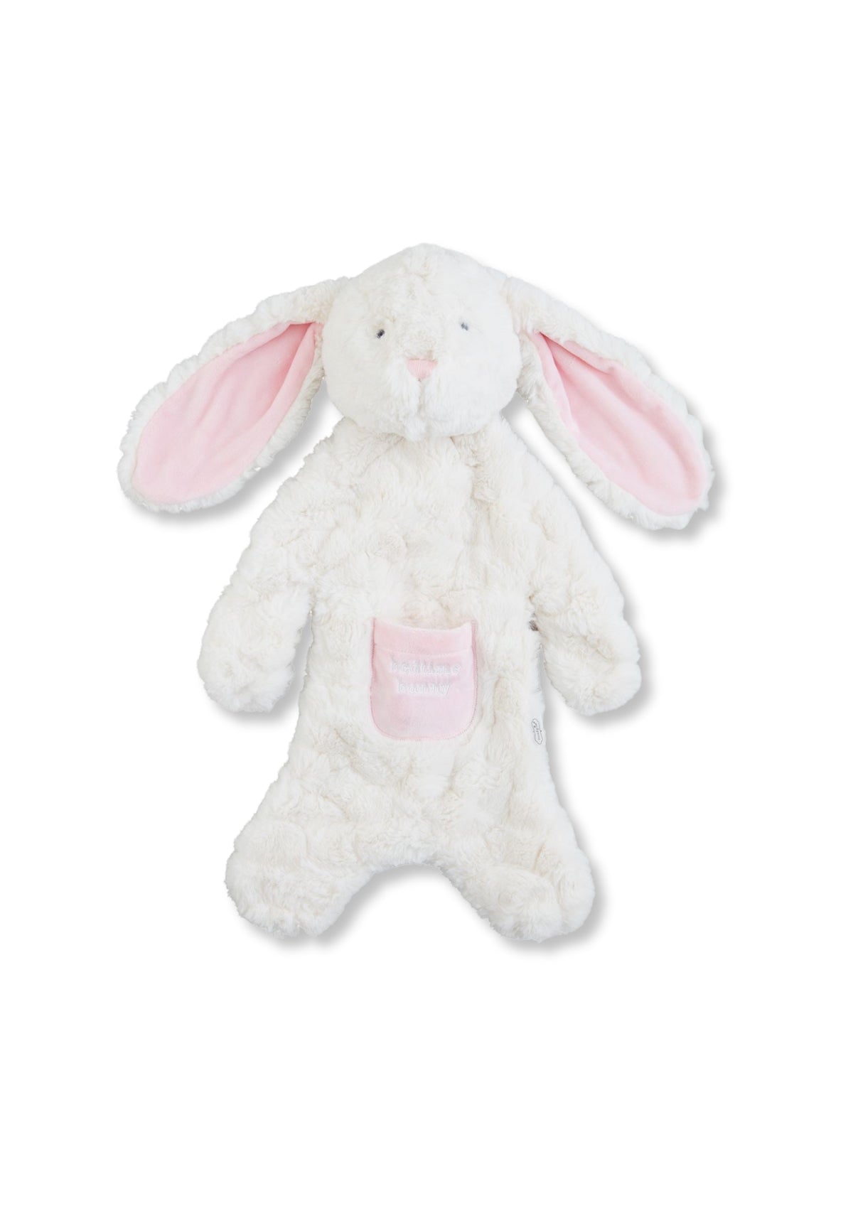 Pink Bedtime Bunny Baby Cuddler -Mud Pie / One Coas- Ruby Jane-