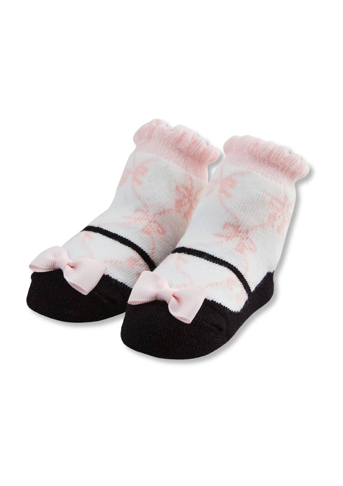Pink Bow Baby Socks -Mud Pie / One Coas- Ruby Jane-