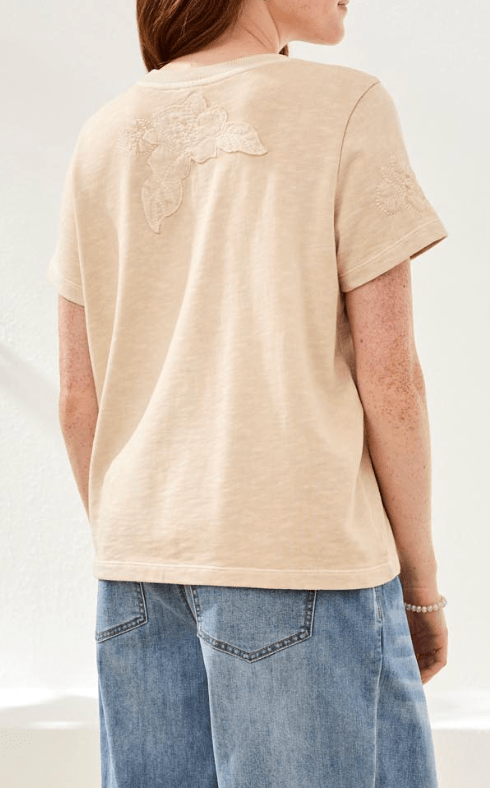 6(ROKU)＞EMBROIDERY SHORT SLEEVE SHIRT Short Shirt Sleeve Work 