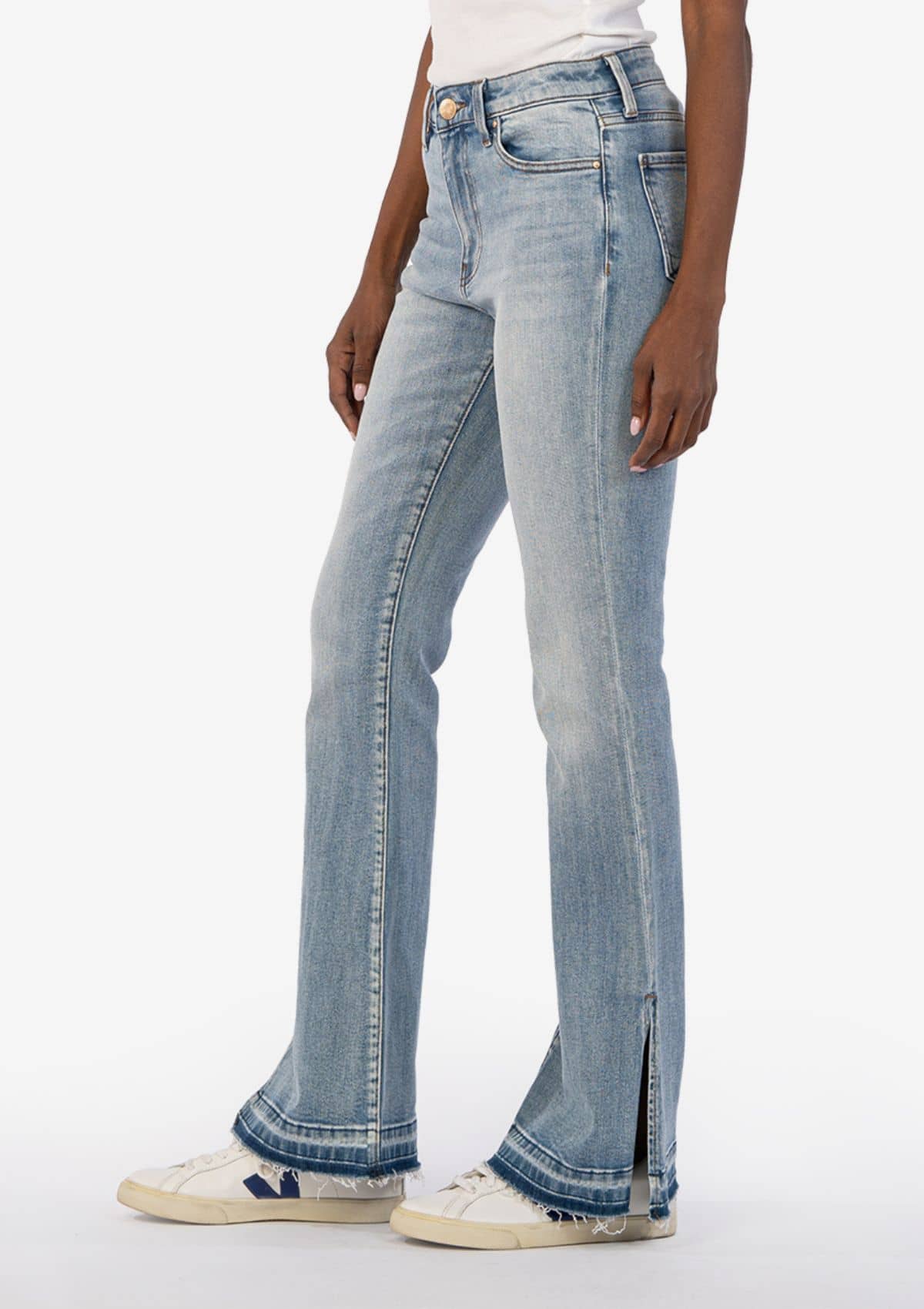 Stella High Rise Flare Jeans -Swat Fame KUT ONLY -NO See Thru Soul- Ruby Jane-