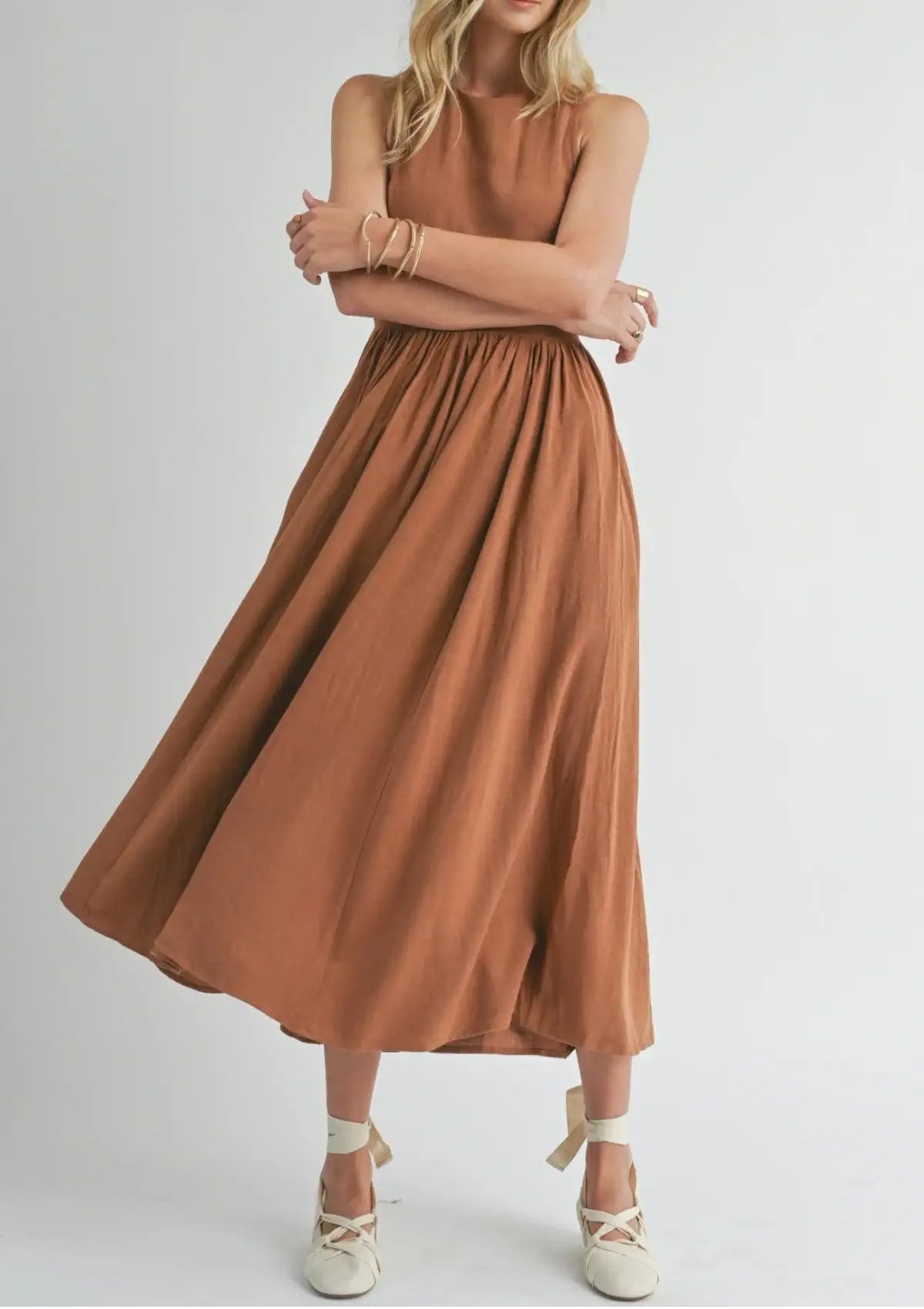 Boho mountain chic brown fashion dress at Ruby Jane & valleygirl boutique.