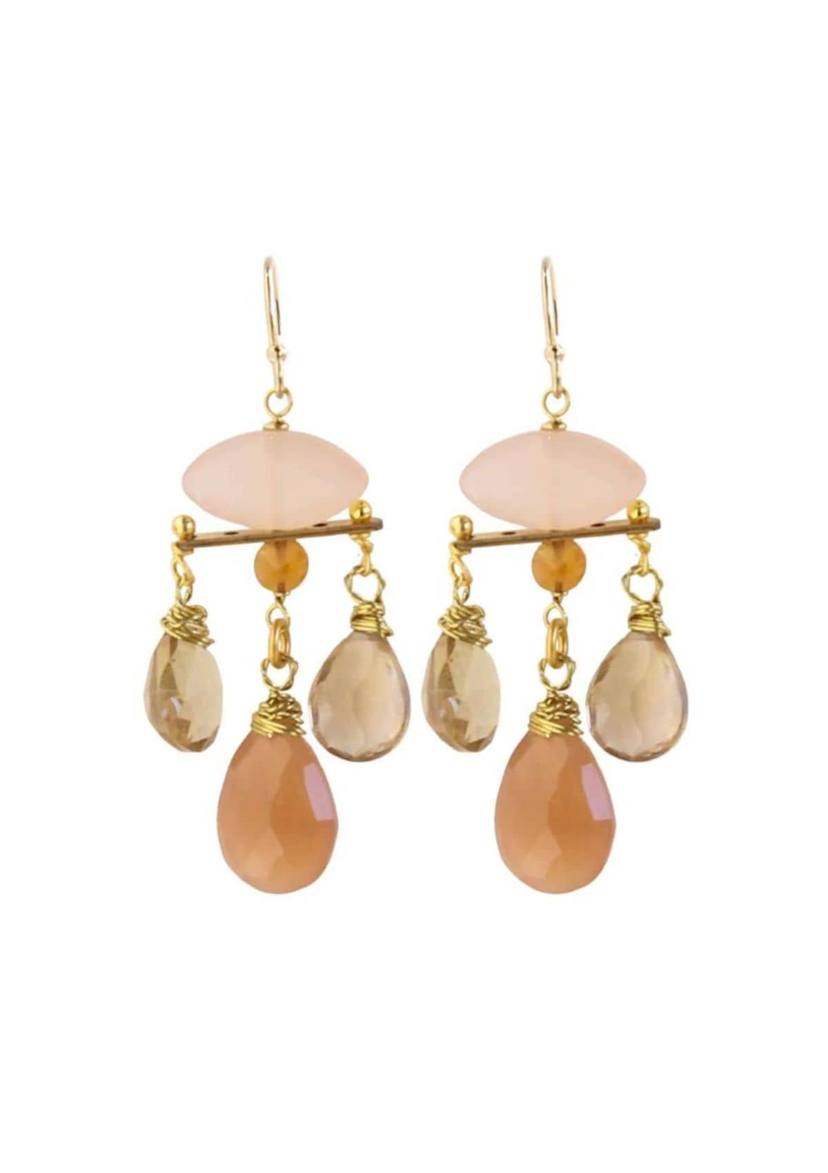 Sunniva Earrings - Pale Pink -Catherine Page- Ruby Jane-