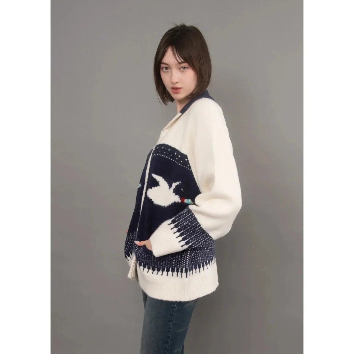 bird-cardi-Duck-Ruby Jane & Valleygirl Boutique.