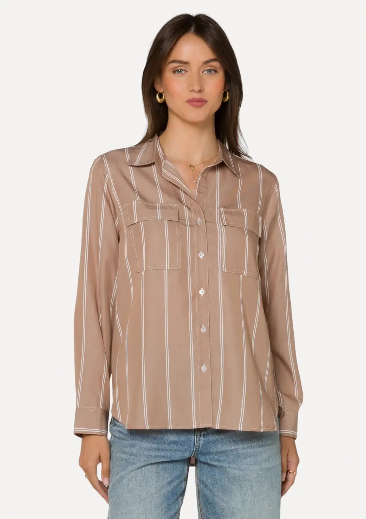 Buttondown Shirts - Casual Tops - clothing - Ruby Jane.