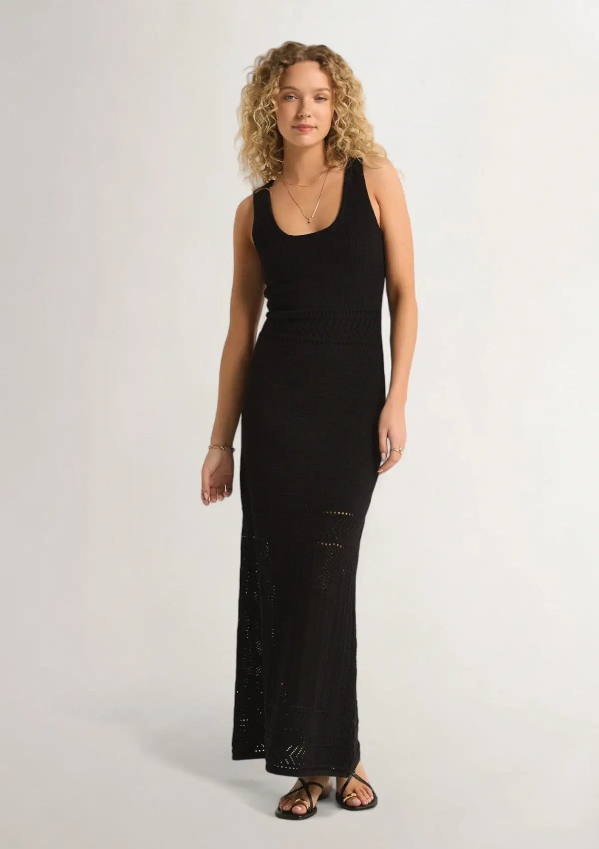 Boho mountain fashion clothing maxi black dress at Ruby Jane & Valleygirl boutique.