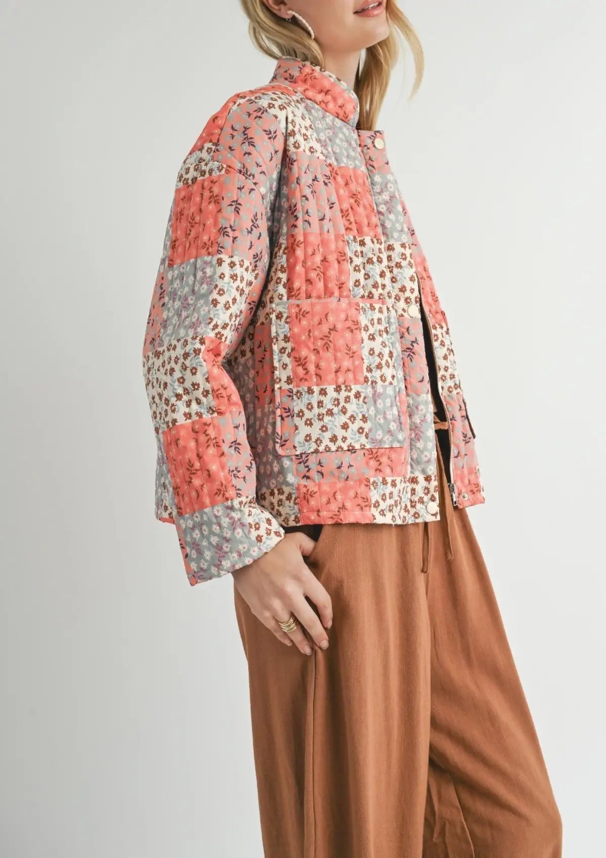 Boho mountain chic floral jacket at Ruby Jane & Valleygirl boutique.