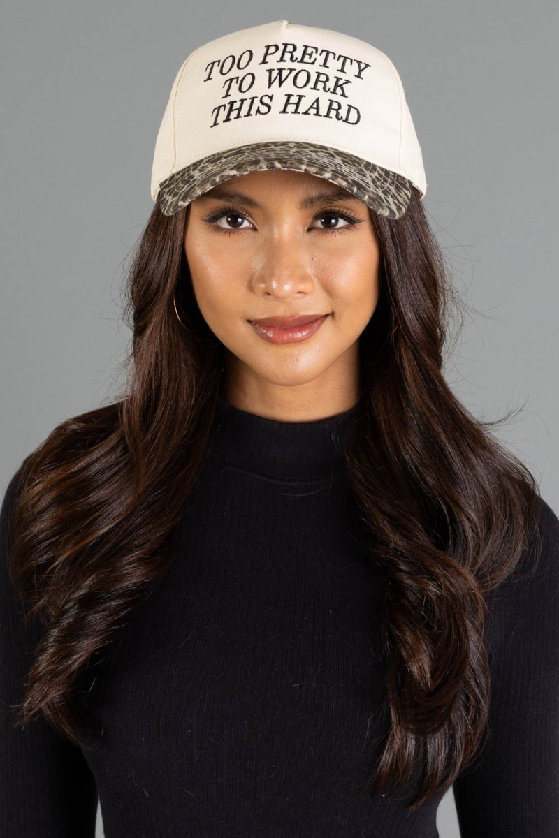 animal print-bachelorette-baseball hat-Ruby Jane & Valleygirl Boutique.