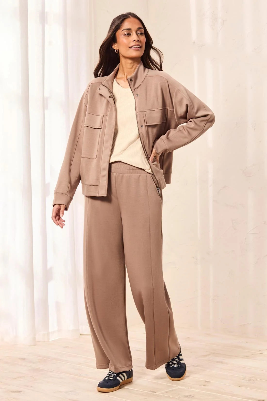 Pull-On Ankle Pant with Pockets - Fossil