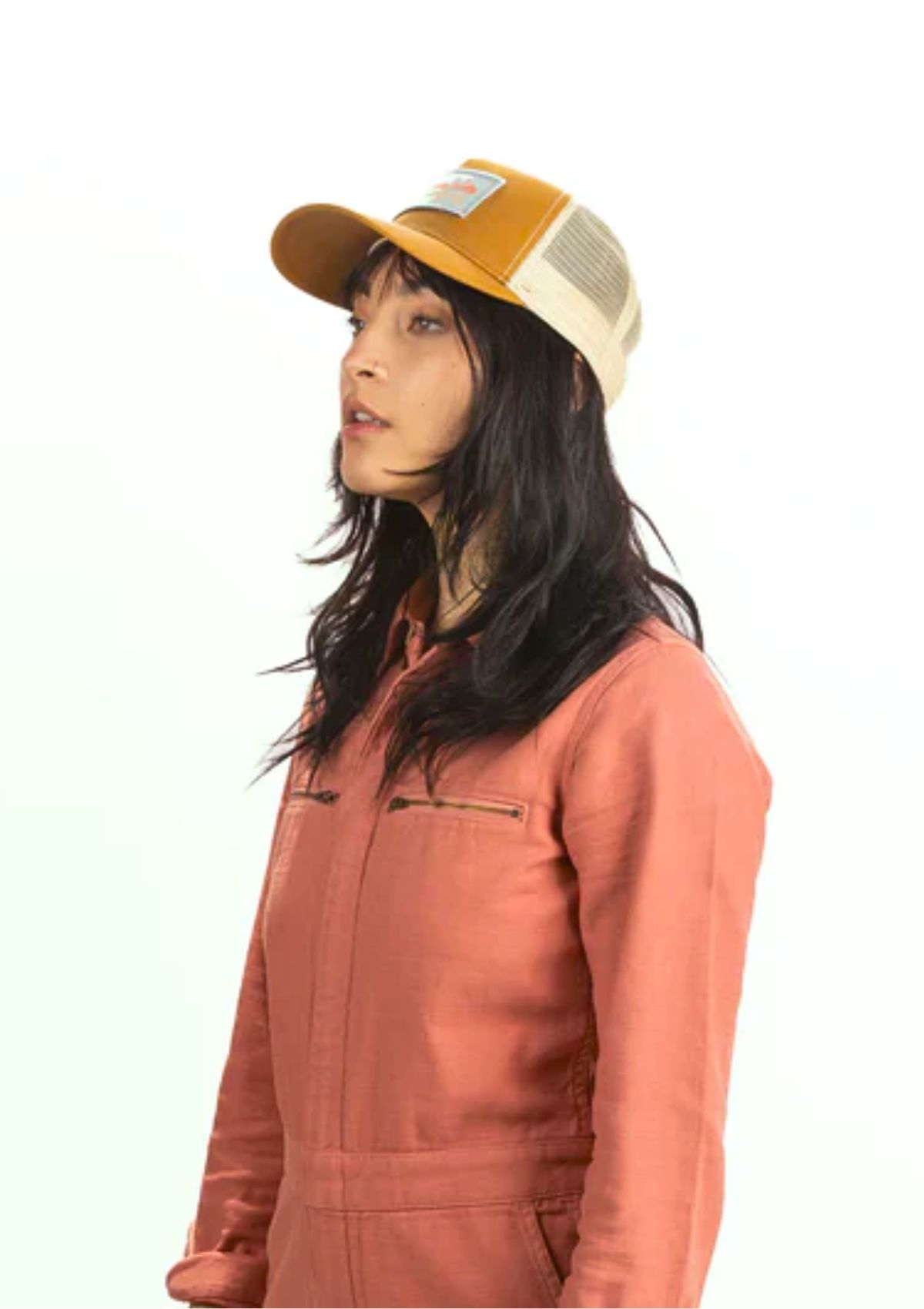 Valley Girl Trucker Hat - Camel -Pistil /Fox River/ FTP Designs / Isotoner / Totes- Ruby Jane-
