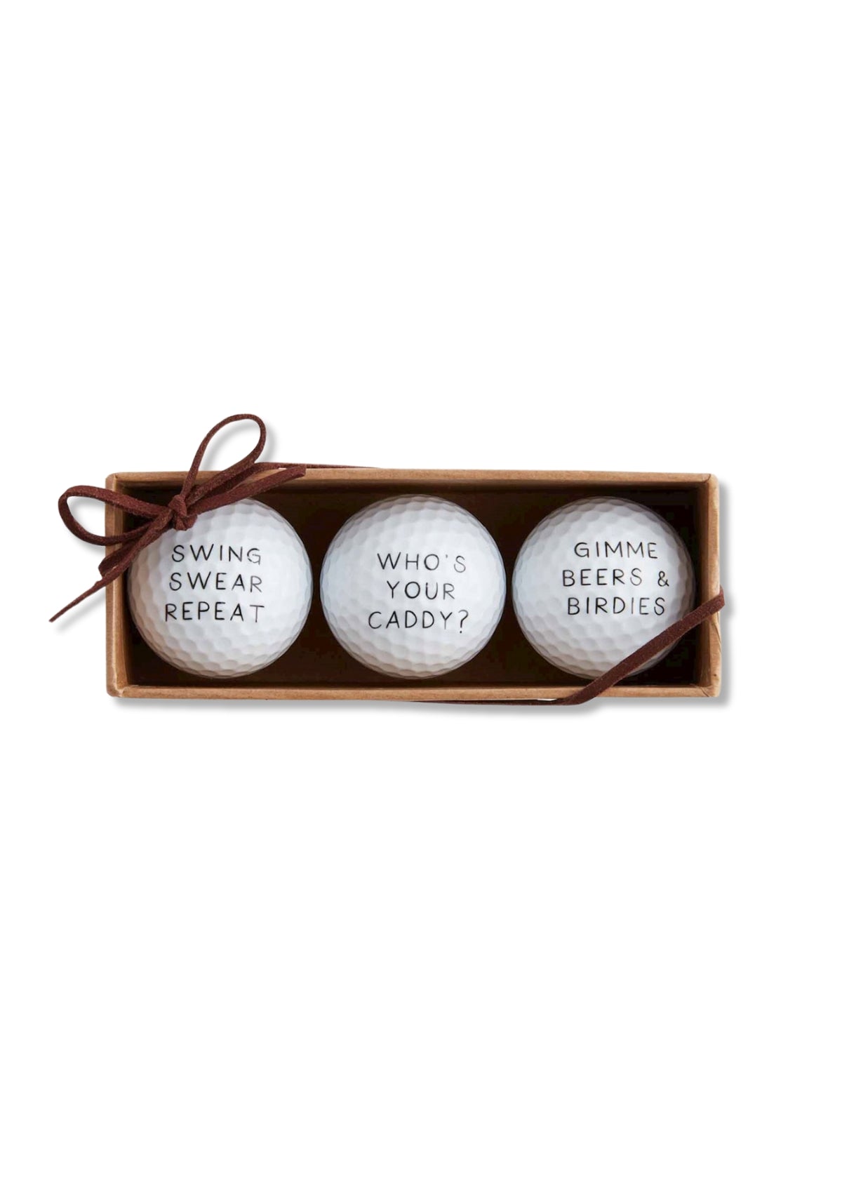 Who's Your Caddy Golf Ball Set -Mud Pie / One Coas- Ruby Jane-