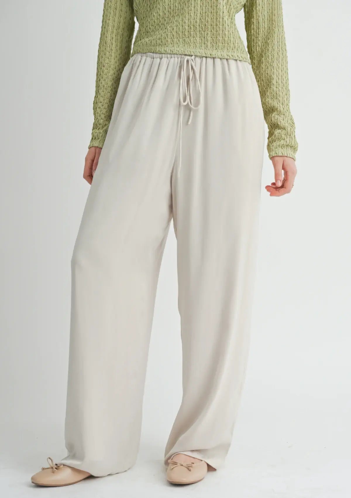 Cinched waist with drawstring. From Sage The Label.