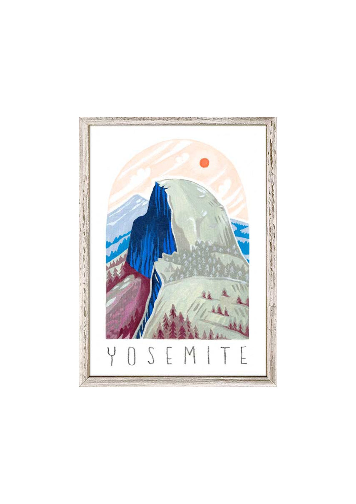 Yosemite National Park Mini Framed Canvas -GreenBox Art- Ruby Jane-