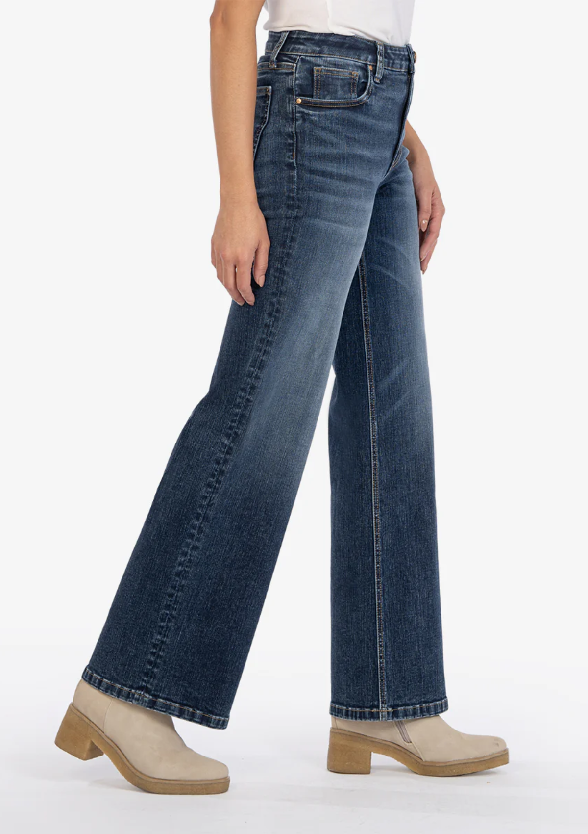 Jean High Rise Wide Leg Palazzo Jeans, Expertise