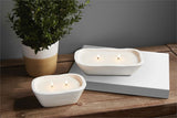 Small White Petite Bowl Candle