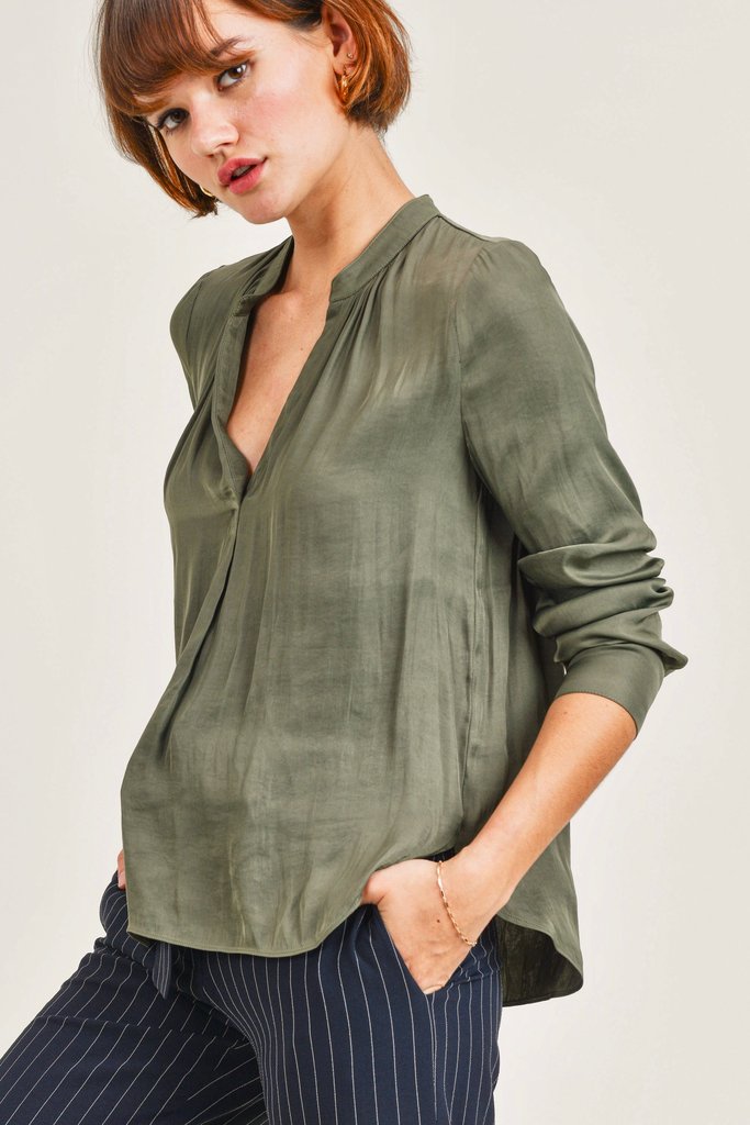 Lindsey Blouse, Olive