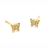 Gold Butterfly Studs