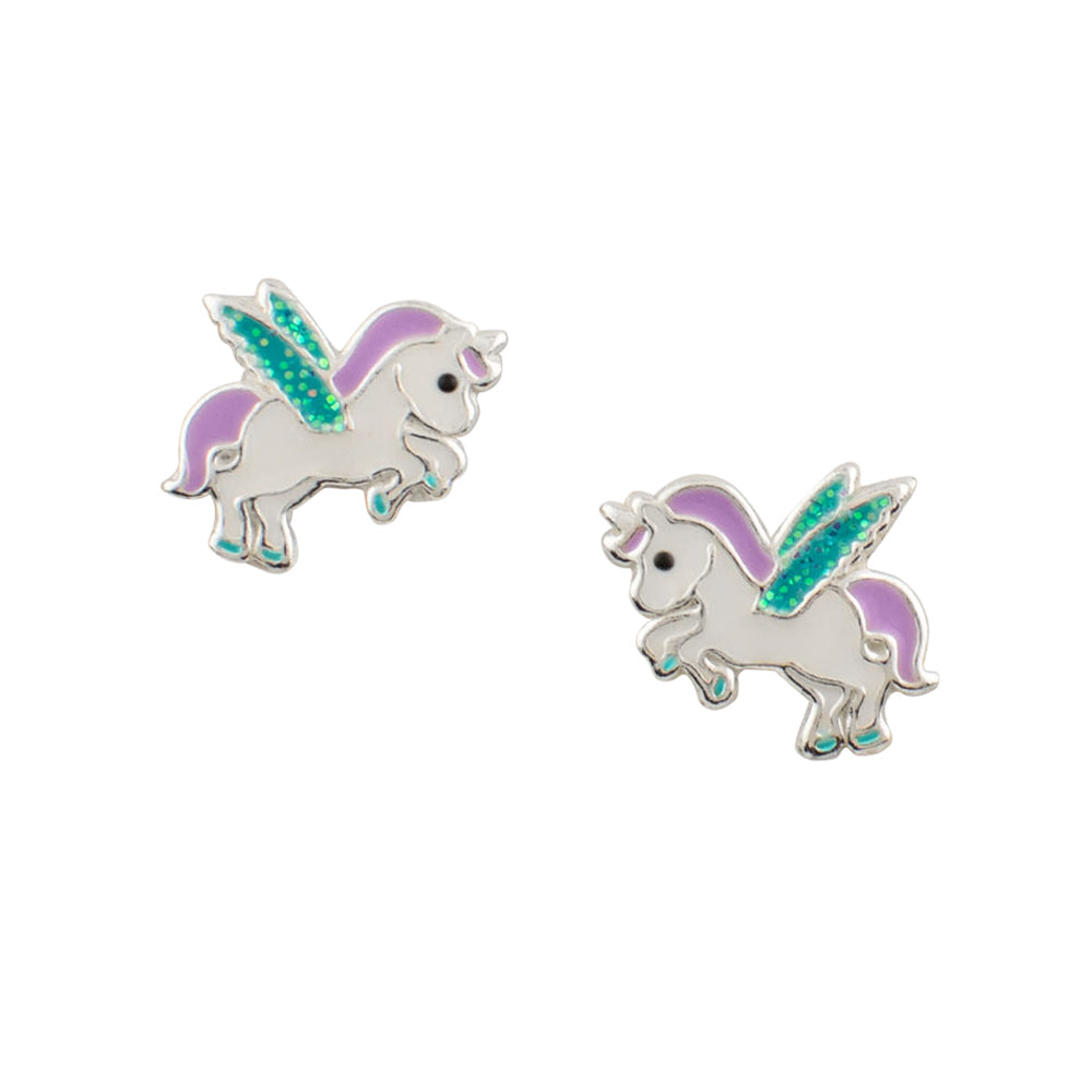 Pegasus Post Earrings
