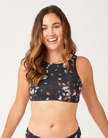Zuri Top, Feather Floral