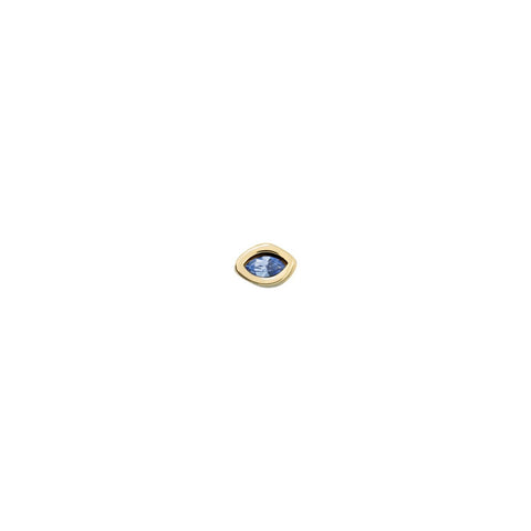 Leaky Stud, Gold/Blue